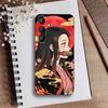 Nezuko O-Kamado Phone Case For Samsung Galaxy A73,A21s,A22,A31,A52,A53,A71,A41Soft Black Shell