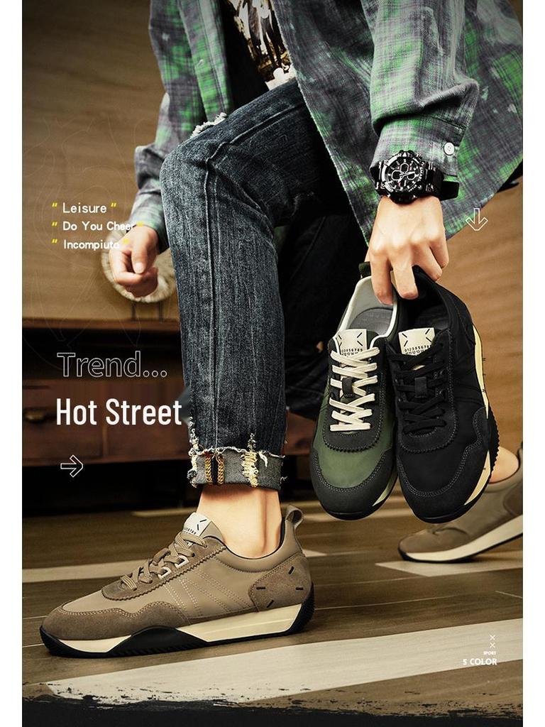 Forrest Gump 2025 Autumn Men's Canvas Shoes: Korean-Style, Low-Top, Outdoor Sports Fashion