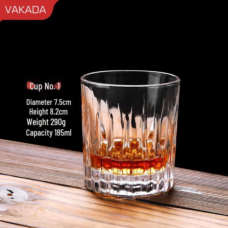 VAKADA Glass Beverage Tumbler