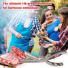 Rib Prep Pro Rib Membrane Remover Tool Guide Trimming Peeling Ribs Rib Membrane Remover Grilling Tools BBQ Rib Preparation Tool