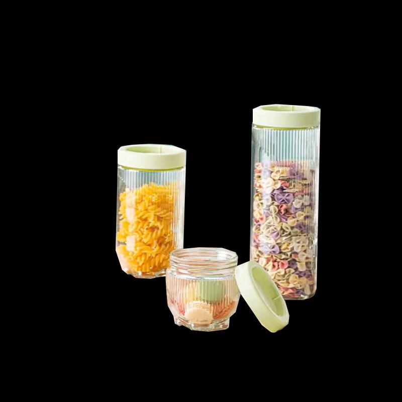 Love Wish Cat Claw 3-Piece Glass Storage Set