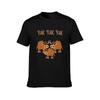 Funny Yak Yak Yak Pun Cartoon with three Animals TShirt No Iron Casual Short Sleeve Top
