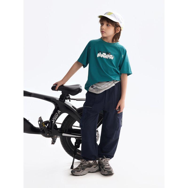 [Moisture-Absorbing and Quick-Drying] Mqd Children's Clothing Boys' Short-Sleeved T-Shirt Summer New Cycling Clothing Children's Sports Top