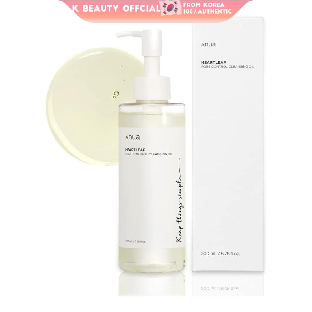 

Очищающее масло Anua Heartleaf Pore Control 200 мл, имеет гипоаллергенную текстуру, уменьшает черные точки всего за одно применение, эффективно успокаивает кожу 1EA 200ML