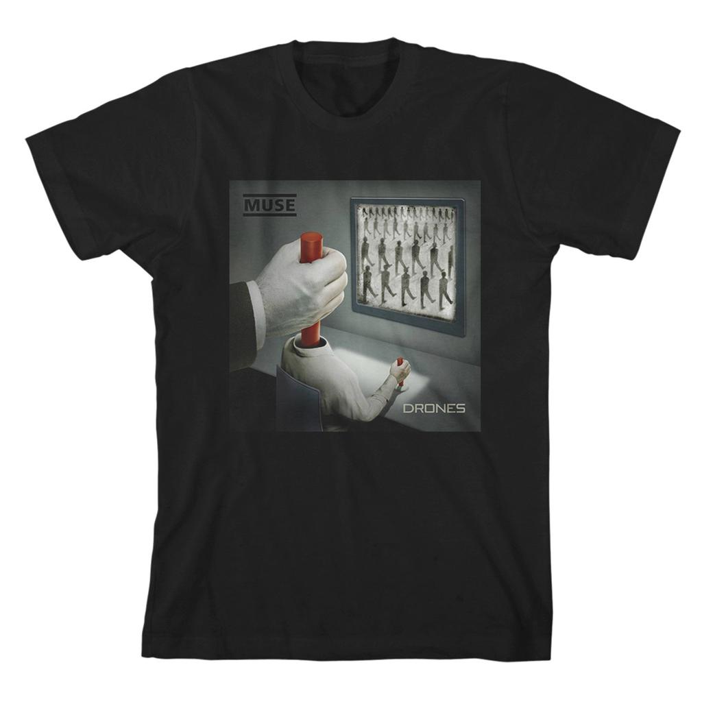 Showbiz Album Art Muse Band TShirt Cotton Graphic Tee Unisex Unisex Summer Streetwear