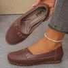 Multi-color Optional Soft Sole Hollow Out Breathable Flat Shoes Slip On Anti-slip Loafers