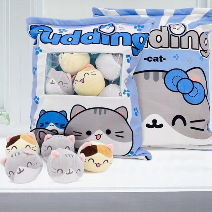 Poduszka Pudding Z Maskotkami Do Rzucania Wzory Cat