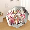 1pc Christmas, Deer Pattern Umbrella Design Automatic Opening and Closing Umbrella, High-quality Travel Umbrella, Lightweight and Portable, -17