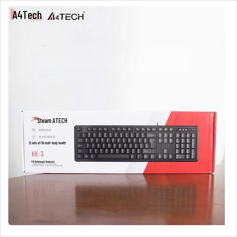 A4Tech KK-3 Wired Multimedia Office Keyboard
