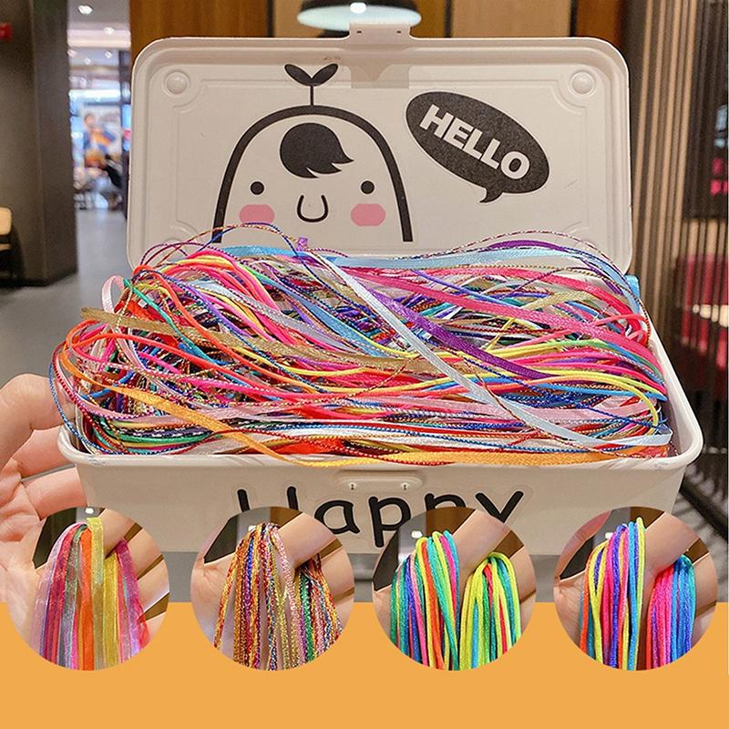 90Cm Mix Colorful 16-30Pcs Hair Braids Rope Strands For African Braids Girls Diy Ponytail Braids Women Styling Hair Accessories