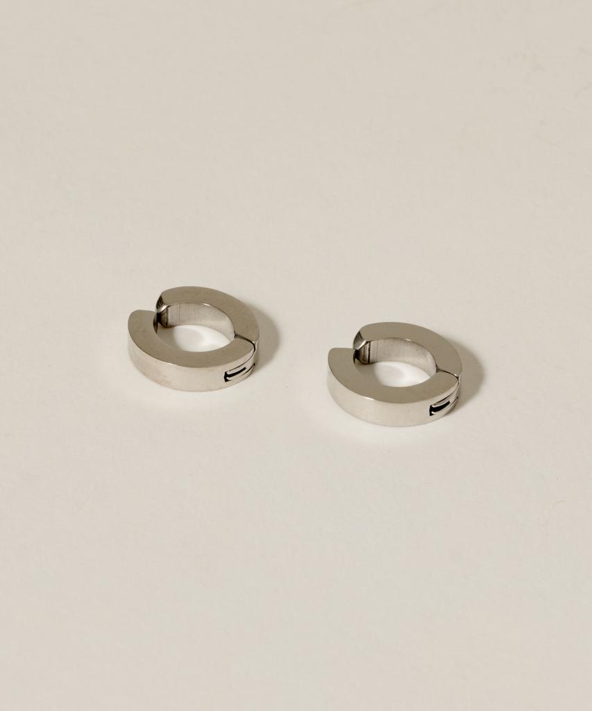Novice Tokyo Hoop Earrings [Unisex] Hoop EarringStainless / Silver