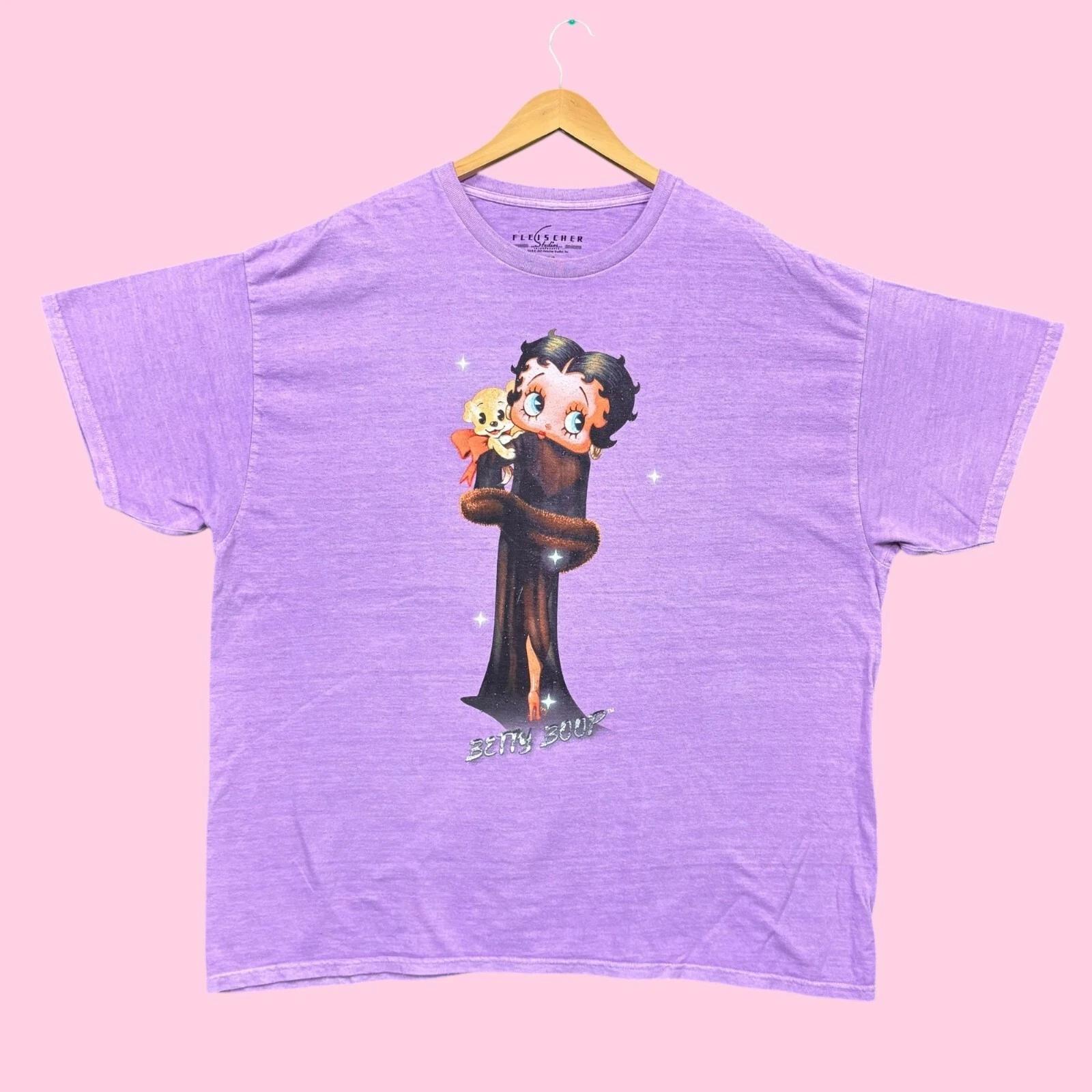 Glamours Betty Boop by Fleischer Studios Oversized Tee XL 4XL