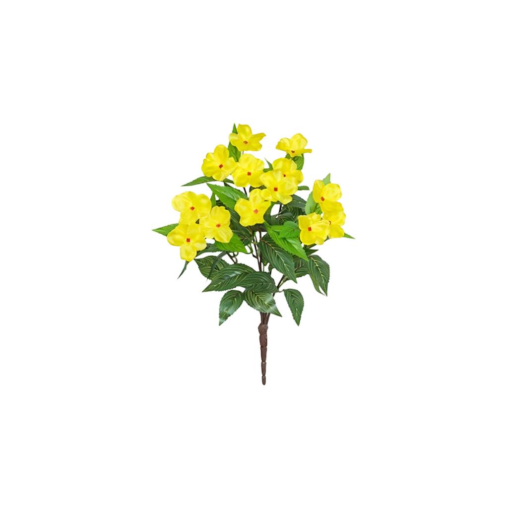 37cm Artificial Balsam Flower For Indoor Decoration, Outdoor  Garden, Balcony, And Terrace Landscaping.