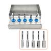 Kit de 5 Peças com Punção de Tecido para Implante Dentário com Brocas Cirúrgicas para Preparação do Sítio e Gerenciamento de Tecidos Moles