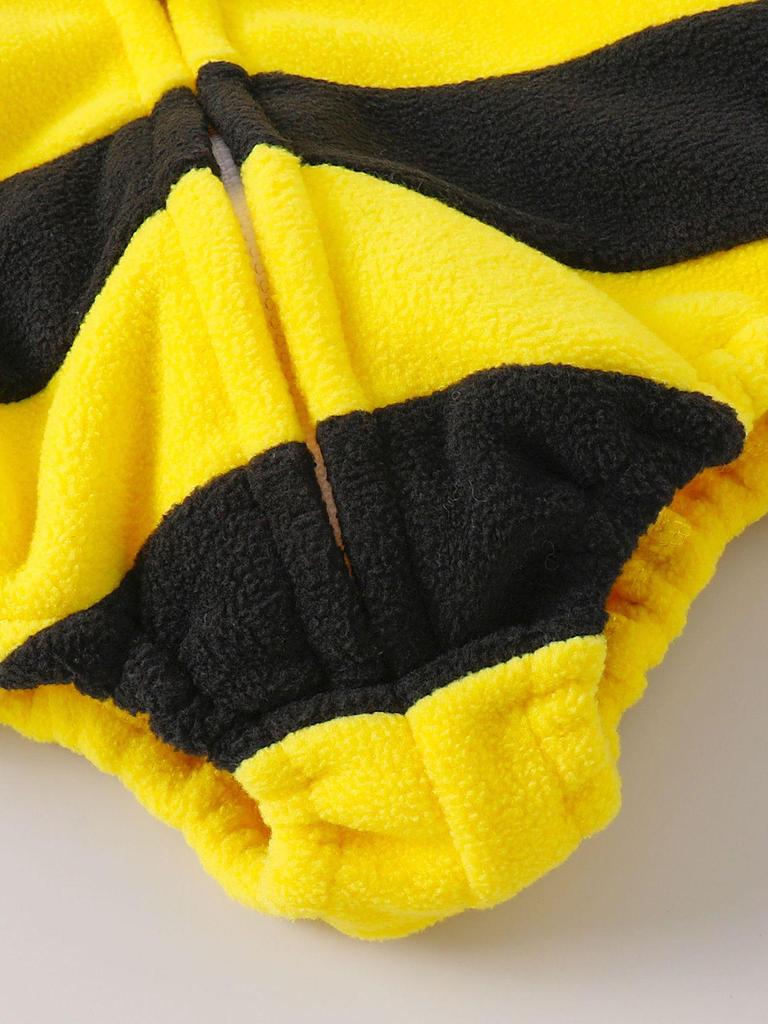 Little Bee Fleece Onesie & Muts Set voor Baby's - Warme Herfst/Winter Kleding