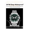 POEDAGAR Sports Luxury Man Wristwatch Dual Time Display Digital Week Date LED Luminous Men Watch Electronic Quartz Watches