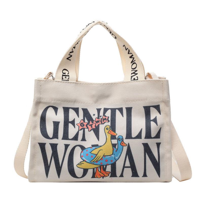 Модная холщовая сумка-тоут, однолямочная сумка для женщин, стиль нежной женщины StyleB