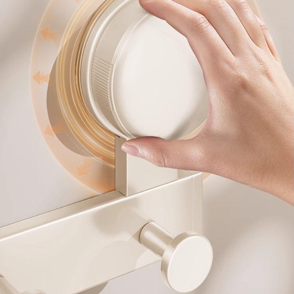 4/5/6 Hooks Suction Cup Door Hook Rust-proof Robe Hook Movable Clothes Hangers  Bedroom