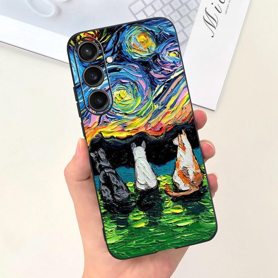 For Samsung A25 5G 2023 Case SM-A256B Cute Astronaut Duck Slim Soft Silicone Back Phone Cover For Samsung A55 A35 5G A356B Coque