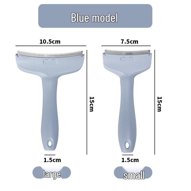 Curved Blade Pet Hair Removal Comb - Simple Macaron Design
