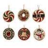 Creative Weekend Activity Kit 6Pcs/Set Christmas Ornaments DIY Faux Pearl Art Kit, Hanging Decorations Craft Personalized Tree with Round Charms