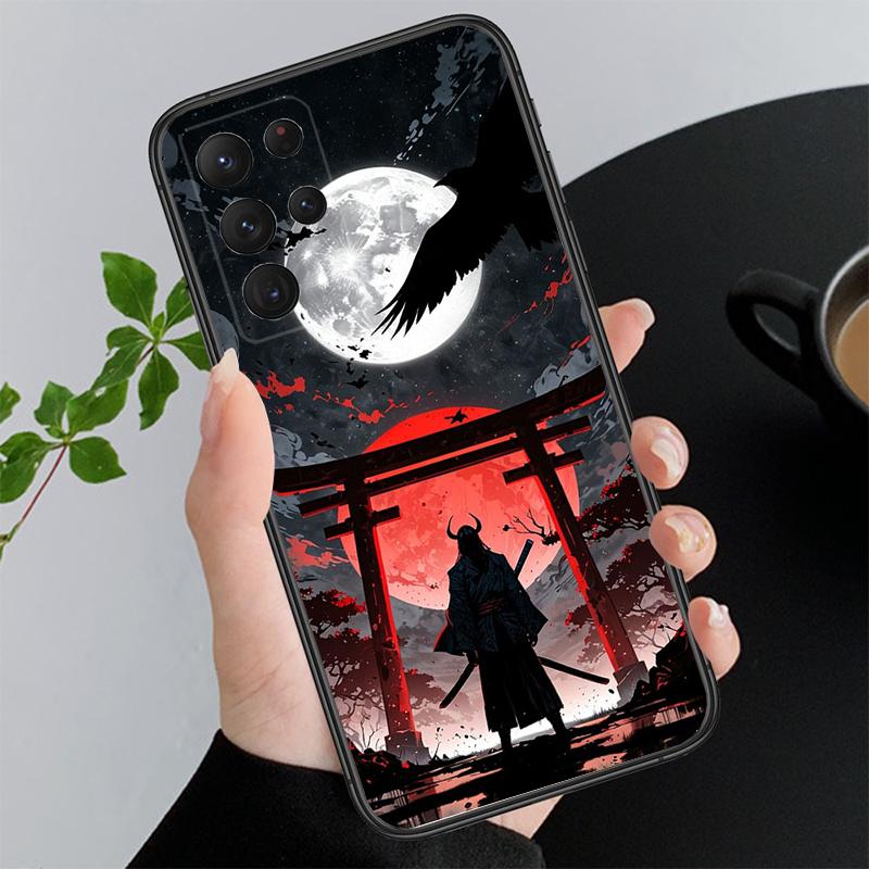 Japanese Samurai Sword Anime Phone Case For Samsung A17 A55 A16 A56 A35 A15 A53 A54 A33 A34 A25 A05S A52 A52S A07 A26 A06