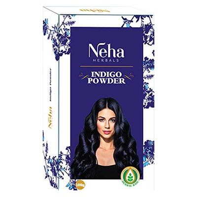 Indigo Powder For Natural Hair Color 100 G Pack Hair Dye Conditioning Shine Brown To Black Shade Plant Based Chemical Free