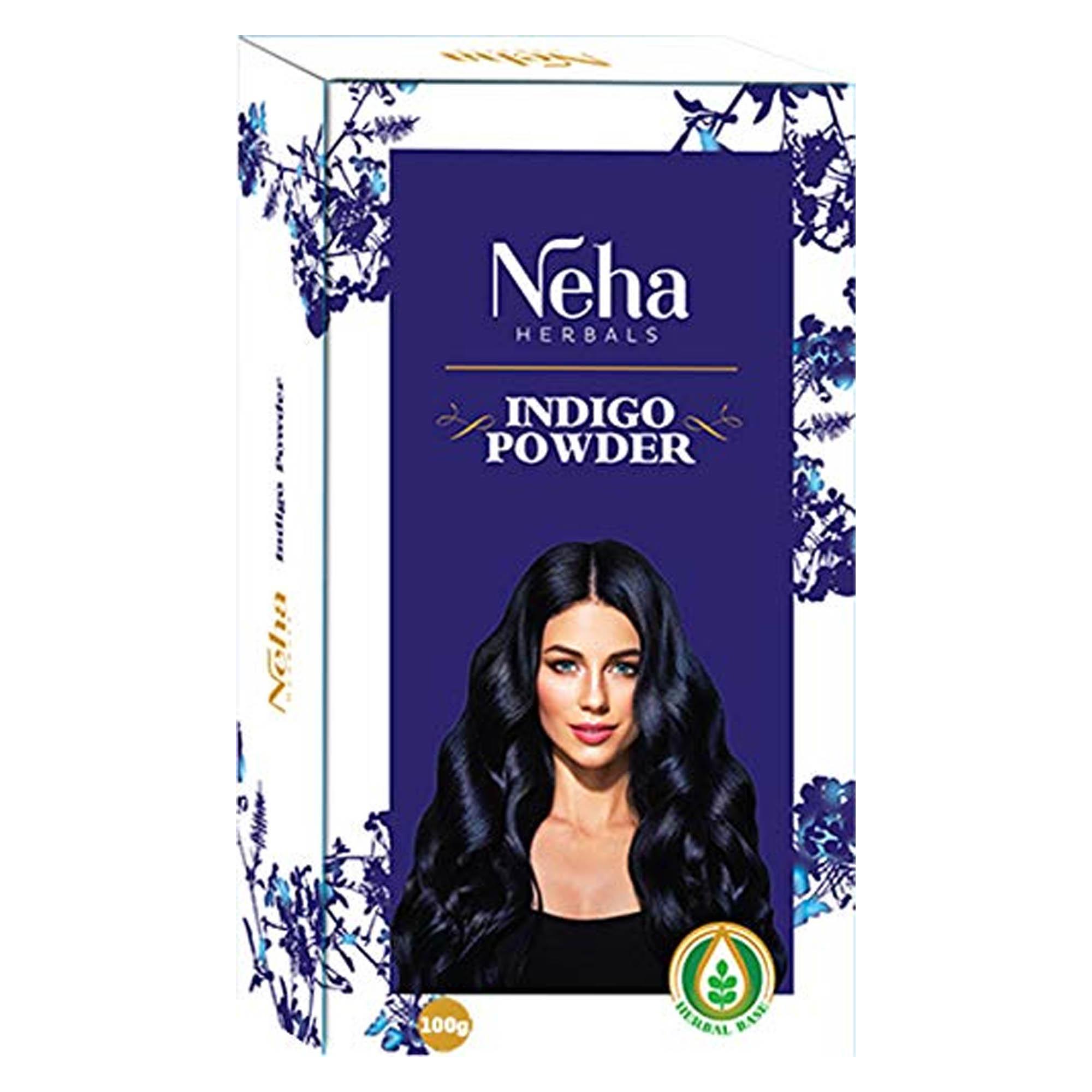 

Neha Herbals Indigo Powder For Natural Hair Color 100 g Pack Hair Dye Conditioning Shine Brown To Black Shade Plant Based Chemical Free
