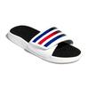 Adidas Adissage Sandales à enfiler décontractées confortables à semelle en caoutchouc antidérapante Chaussures unisexes Blanc Bleu Rouge FY8152