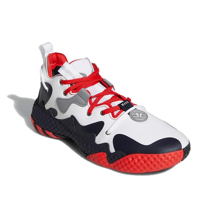 New Adidas Harden Vol. 6 'White Vivid Red Legend Ink' GV9081