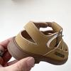 Children's Baotou Sandals Summer New Soft Bottom Girls' Hollow Beach Shoes Boys' Weaving Roman Buchen Shoes