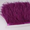 Ostrich Feathers Trim 13-18 CM Plumes on Ribbon Selvage For DIY Wedding Sewing in Dress Decoration Crafts Accessories Wholesale