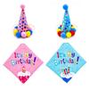 Decorative Dog Birthday Bib and Party Hat Pet Birthday Decorations Set  Birthday Party Supplies