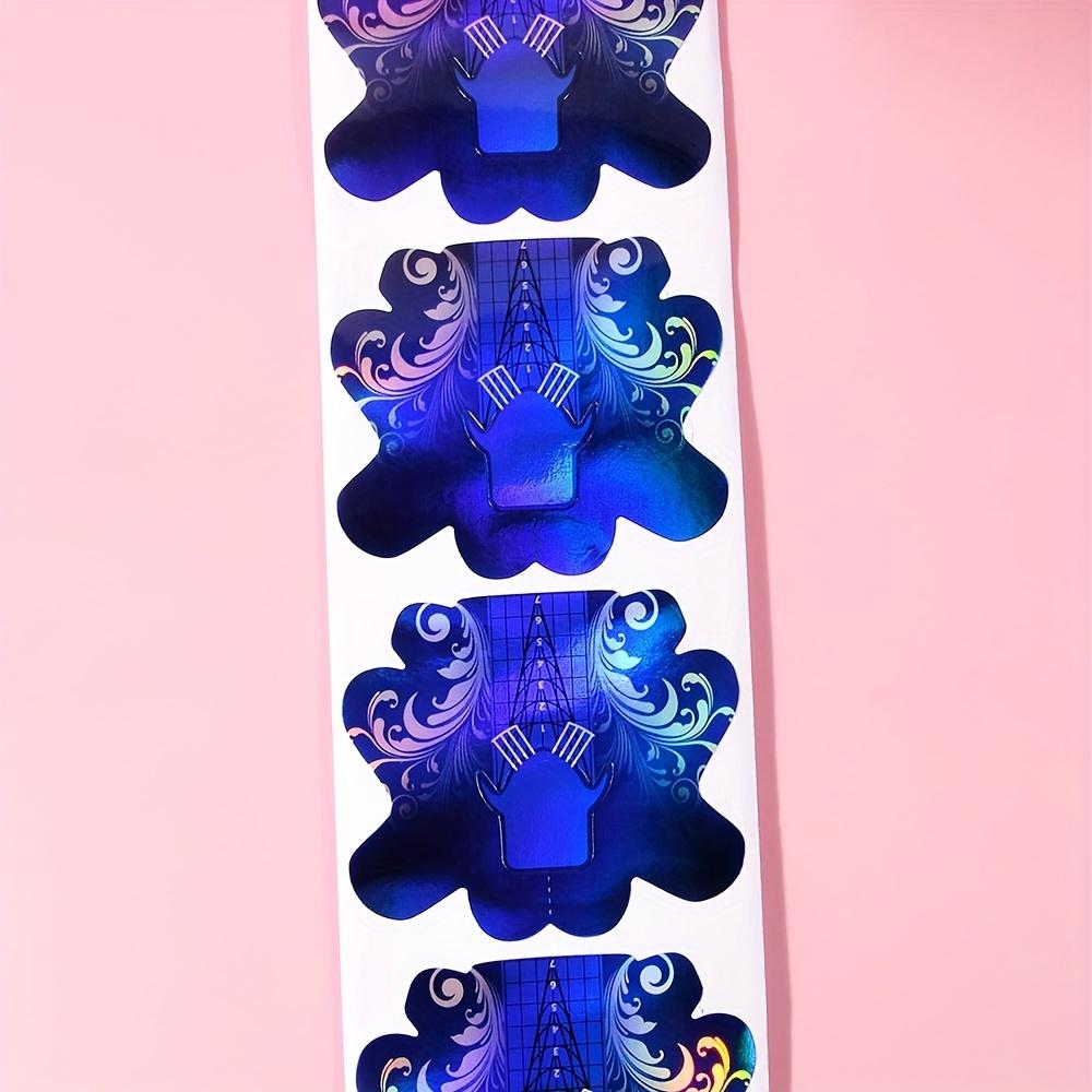 Extended Nail Paper Support Template 1 Roll 100pcs UV Gel Tip Extension Generator Nail Paper Manicure Tool Guide Mold YC-24-1pc