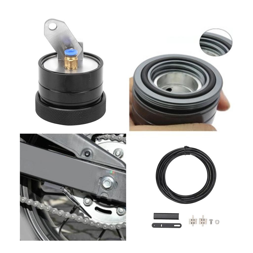 Motorcycle Chain Oiler Reservoir Lubricator Rugged Durable Chain Oiler System Replacement Universal for Suzuki Honda Yamaha
