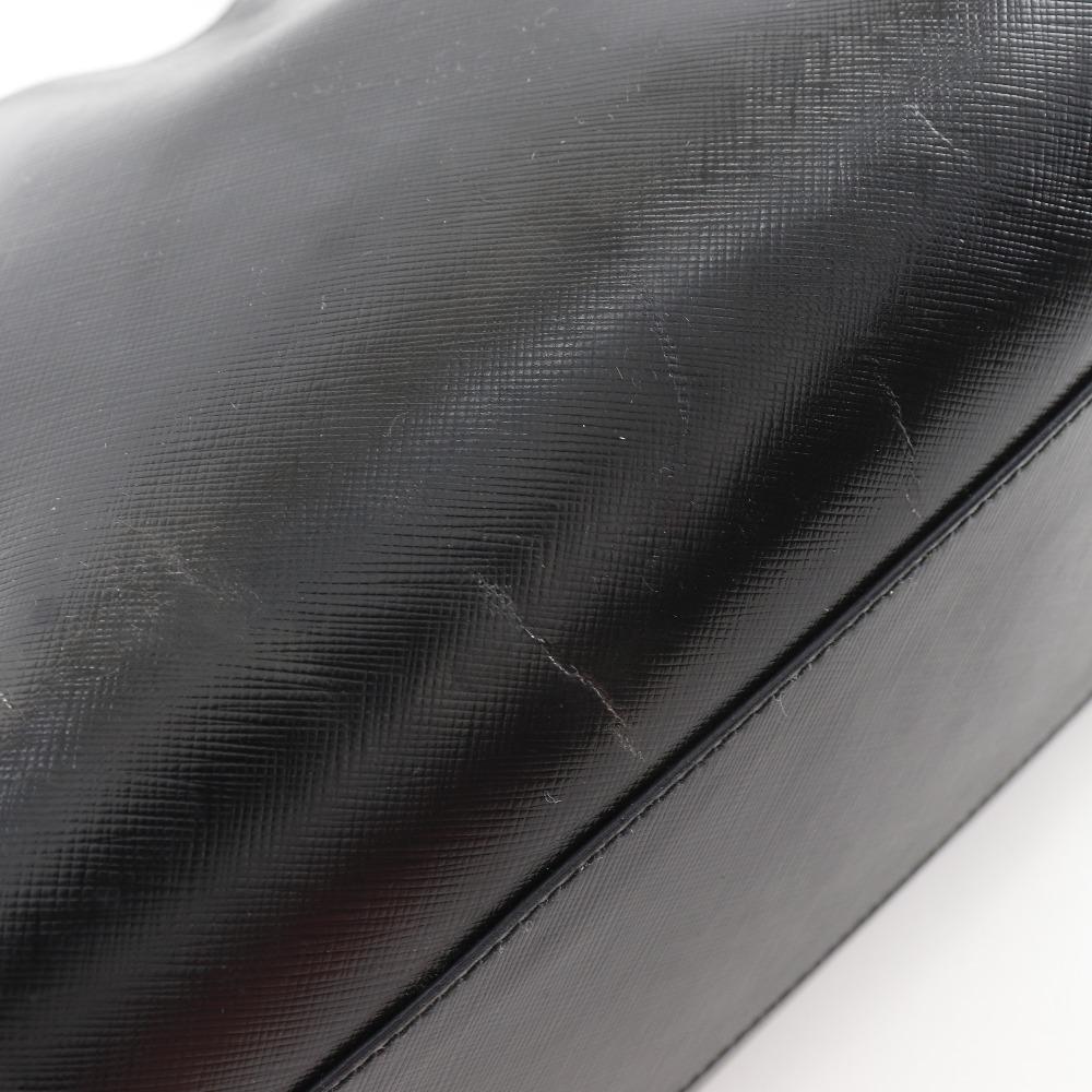 Salvatore Ferragamo Gancini Tote Bag DY-21 7814 black Calfskin Women Used