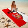 1pc A-Arsenal Beach Towel, Comfortable and Thick, and Swimming/Bath/Picnic/Camping Towel, Suitable for Seaside Beaches