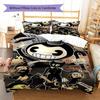 Bendy Pattern Bedding Quilt Set Quilt Cover Pillowcase Home Decoration Gift (1 * duvet cover + 2 * pillowcase, without core)