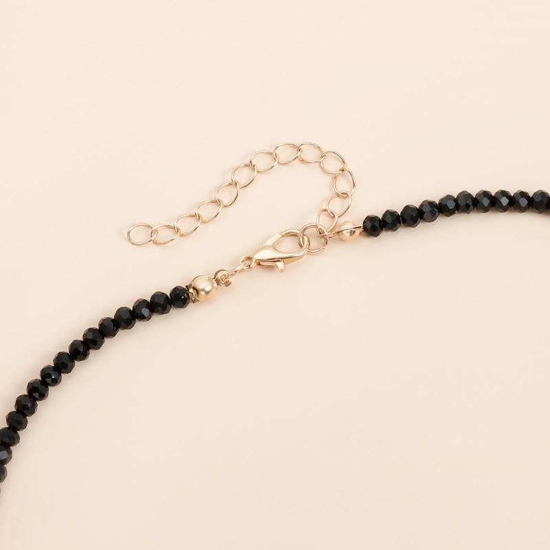 Trendy Alloy Heart Necklace Featuring Drip Oil Designs Portable Skin-Friendly Jewelry for Daily Wear
