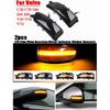 Malcayang Seitenspiegel Blinker Leuchte Sequenziell Dynamisch Blinker Licht Ersatz Kompatibel mit Volvo C30 C70 S40 V40 V50 V70 S60