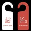 Do Not Disturb Door Sign Hanging Sign Shop Room Cleaning Double-Sided Door Tags