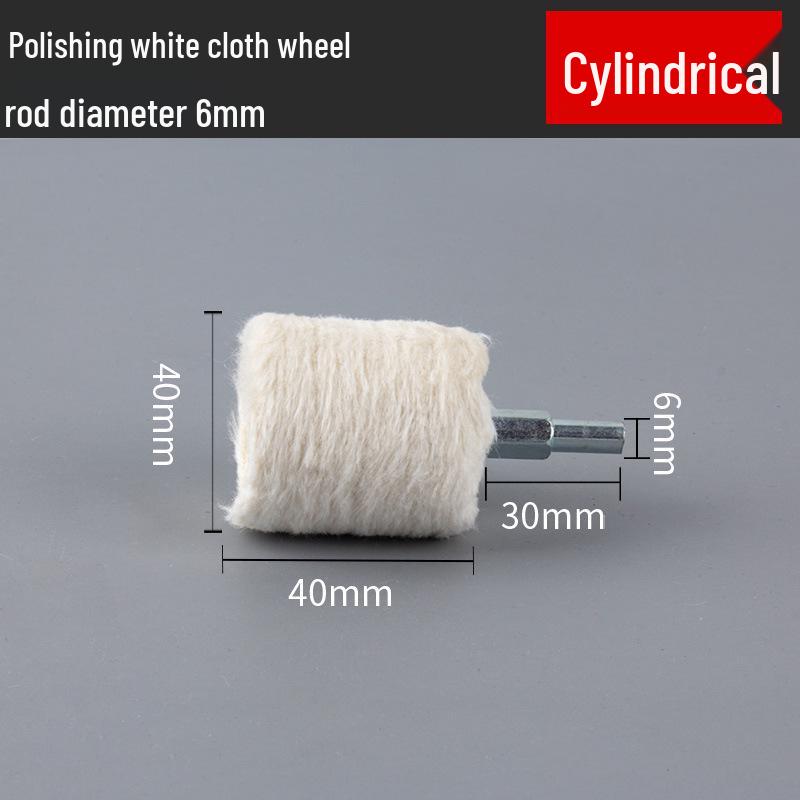 6-Piece Polishing Flap Wheel and Wax Set for Metal Grinding