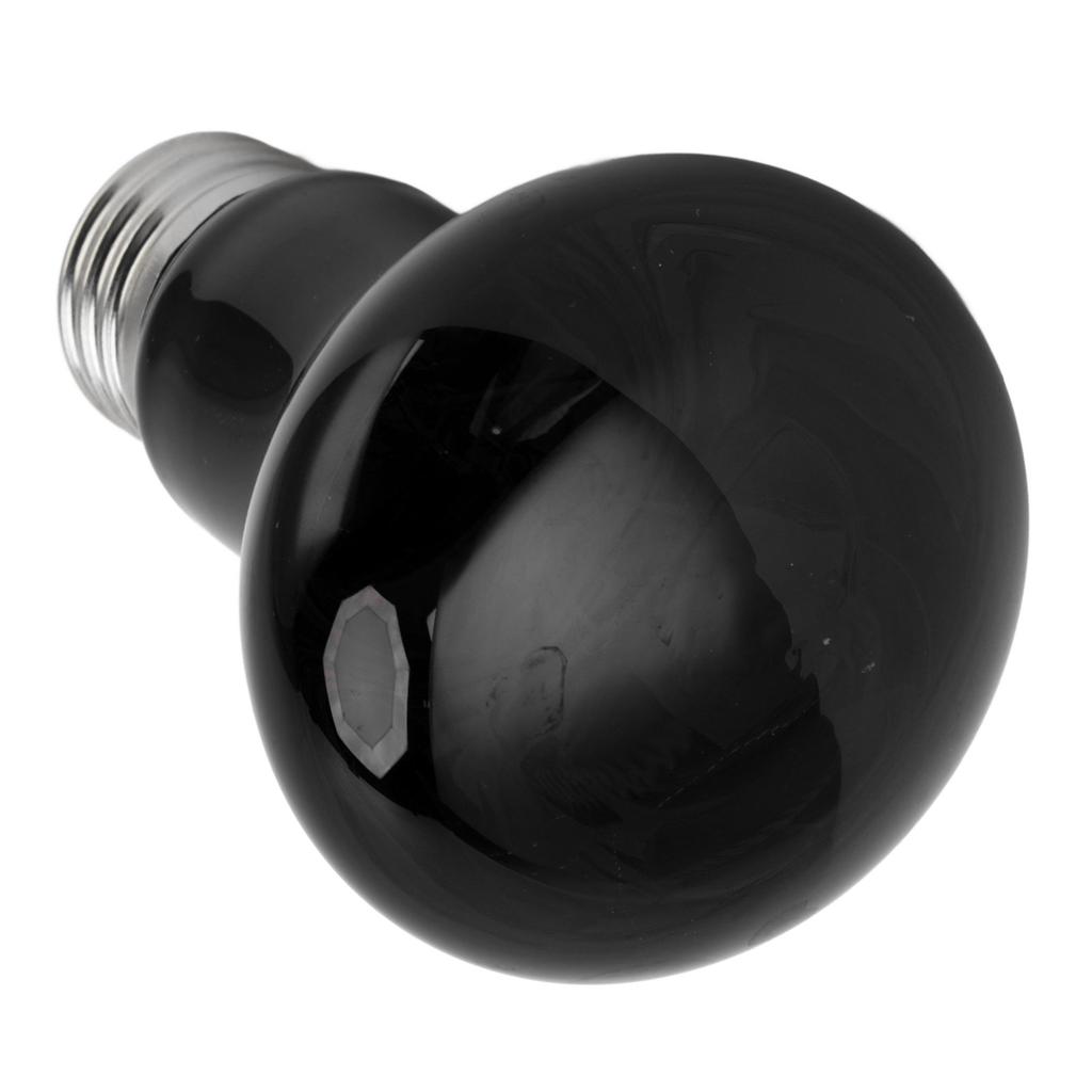 Lâmpada de Calor para Répteis E27 Lâmpadas Multifuncionais de Ponto de Aquecimento para Répteis Cobra 110?120V Preto
