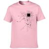 Tricou Bărbați Inimă Nucleu CPU Calculator GEEK Nerd Freak Hacker PC Gamer Vara Mânecă Scurtă Bumbac Mărime Europeană #303