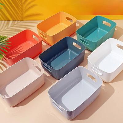 Scatola Portaoggetti VariaScrivania Scatola di Plastica Cestino Portaoggetti per CosmeticiCestino Portaoggetti da Cucina Scatola Portaoggetti per Snack