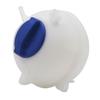 Compatible Radiator Expansion Tank with Cap for Volkswagen Passat, Jetta, Golf, BMW, MINI (1H0121407A).