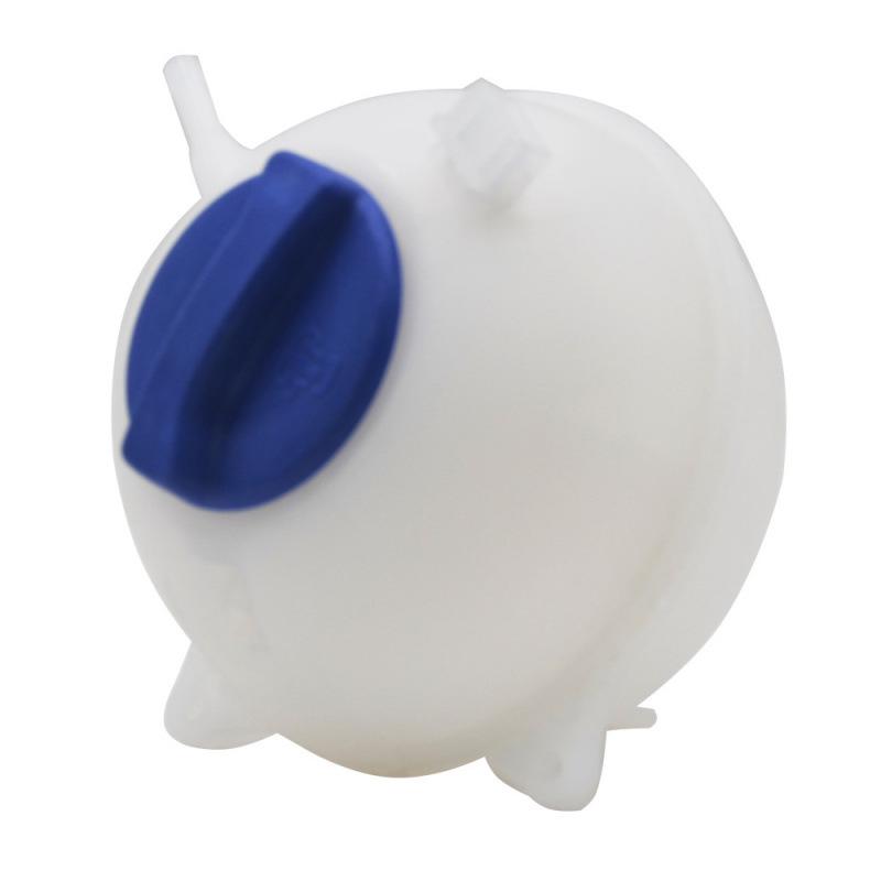 Compatible Radiator Expansion Tank with Cap for Volkswagen Passat, Jetta, Golf, BMW, MINI (1H0121407A).