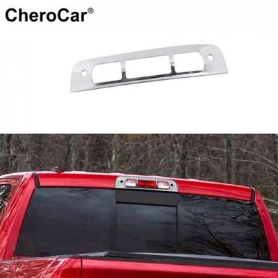 3-Layer Chrome Center Rear 3rd Brake Tail Light Lamp Cover For 2009-18 Dodge Ram