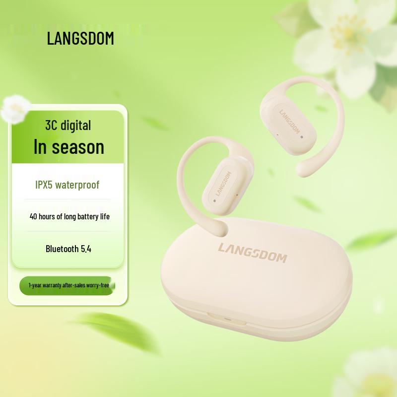 Lanston Clip-on Open-Ear Bluetooth Sport Earphones