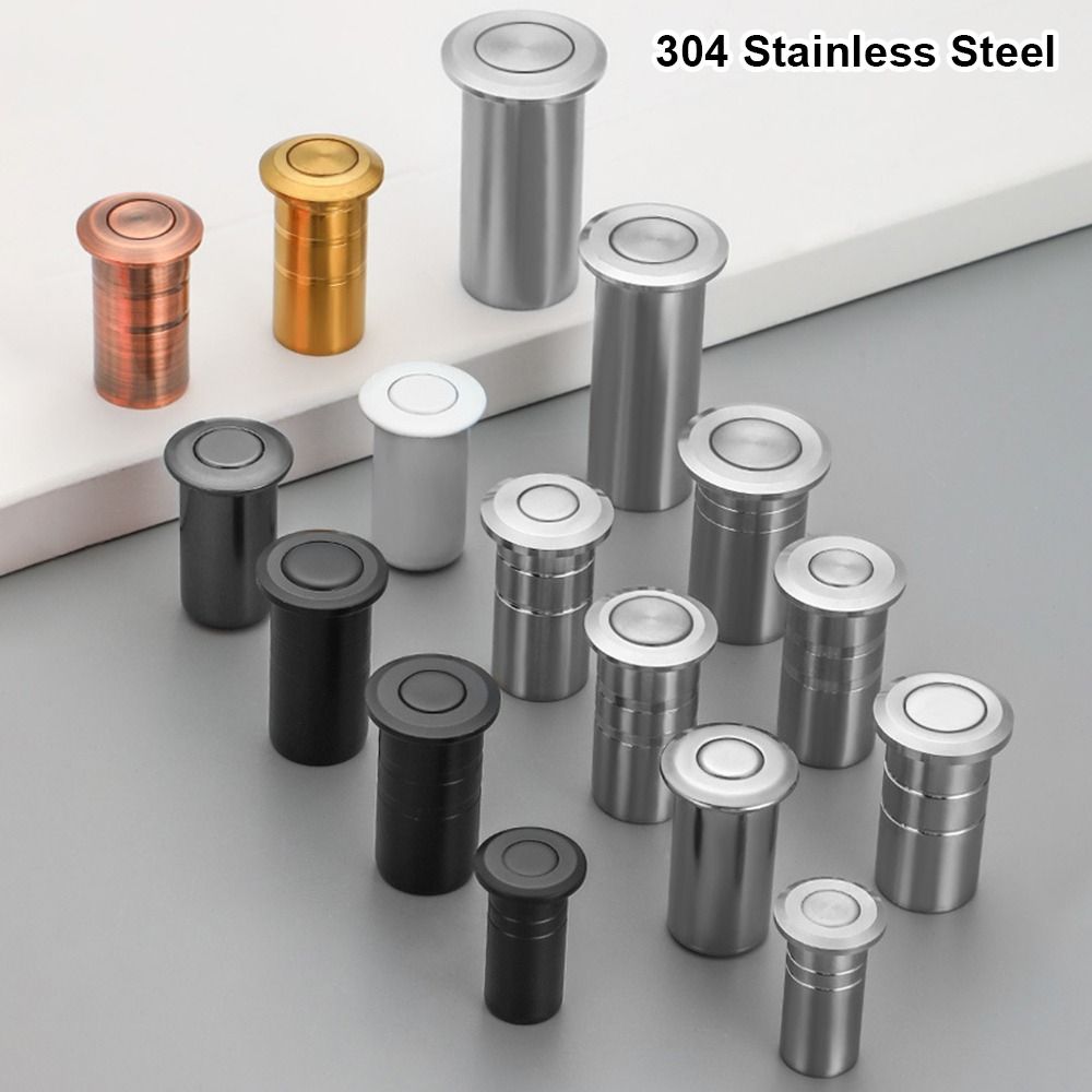 1 st Dammtätt Dörrbultskydd Sandsäkert med Tillbehör Låsskydd Rostfritt Stål Osynligt Dörrlås Skyddsskydd Dörr